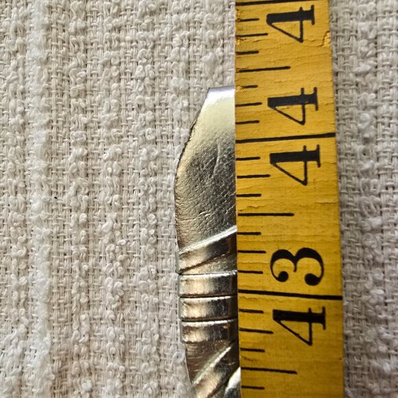 Vintage Silver Leather Link Belt - Picture 5 of 6